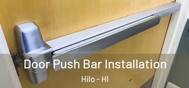  Door Push Bar Installation Hilo - HI