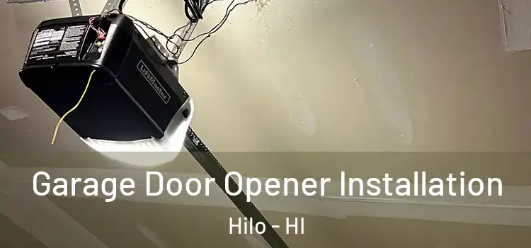  Garage Door Opener Installation Hilo - HI